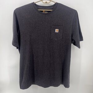 Carhartt Charcoal Grey 2XL Tall Original Fit Pocket T-shirt Short Sleeve K87 CRH